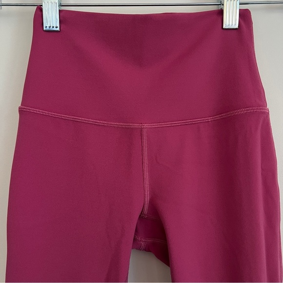 Lululemon Align High Rise Leggings Pants Pink Raspberry-Women’s Size 2 - Picture 2 of 11